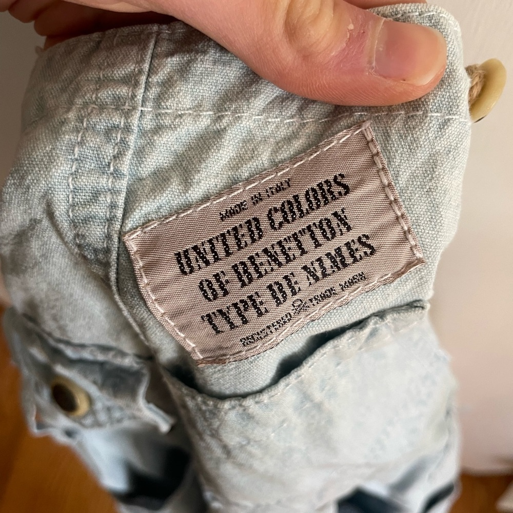 Denim overalls